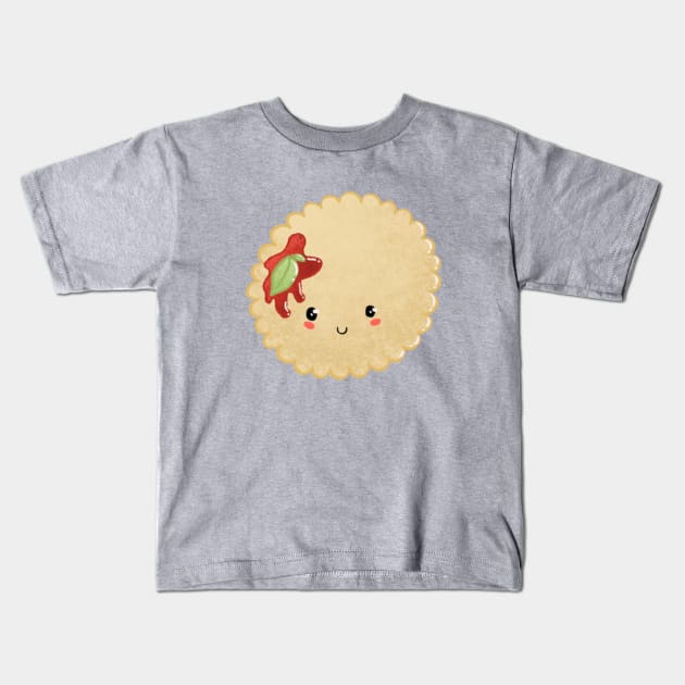 Cute ravioli pasta II Kids T-Shirt by Mydrawingsz